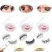 Nelacony Snap on Lashes Reusable Adhesive Eyelashes Natural Look (Combo pack)