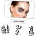 ABOOFAN 6 Pairs Eye Shadow Stickers False Eyelashes Halloween Eyelashes Fluffy Eyeslash Christmas Eye Lashes 3d Fake Eyelashes Black Decor Eyeshadow Stickers Paper Eyeliner Spider Child - Buy Online on GoSupps.com