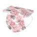 Lulupi 10 pieces of one-way adult mouth protection flowers mouth and nose protection flower motif Elegant breathable beama mask neckerchief for women o-06