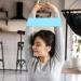 HANABASS Yoga Resistance Bands - Elastic Exercise & Rehab Tension Bands for Pilates & Strength Training - Sky Blue - Buy Online on GoSupps.com