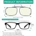 Eyekepper Large Clip-On Blue Light Blocking Glasses | 57x39MM | Spring Draw Bar | Anti-Blue Light Protection for Eye Care - Buy Online on GoSupps.com