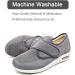 Orthoshoes Women's Diabetic Elderly Mesh Walking Sneakers - Grey, Size 6.5 - Buy Online on GoSupps.com