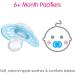 MAM Night Pacifier for 6+ months (2 pack 1 Sterilizing Pacifier Case) MAM Glow in the Dark Soother with a Soft Silicone Nipple Baby Essentials Baby Boy Designs May Vary Boy Night Pacifiers - Buy Online on GoSupps.com