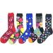 Jier Men's Funny Multicolored Socks - Unisex Crazy Patterned Sneaker Crew Stockings for Fun Fashion - Buy Online on GoSupps.com