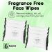 Cleen Beauty Fragrance-Free Face Wipes - 6 Pack | Aloe Vera Makeup Remover Pads | Biodegradable & Paraben-Free | 25 Count - Buy Online on GoSupps.com