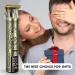 DSP Cordless Men's Beard Trimmer - Zero Gap LED 7500RPM Type-C Quick Charge 3-Speed with 4 Combs - Skull 91009 - Buy Online on GoSupps.com