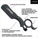 Matte Black Replaceable Blade Straight Razor by Premium Blades - Professional Barber Single Edge Razor with 1 MM Exposure for Men - Essential Barber & Eyebrow Razor Kit - Buy Online on GoSupps.com
