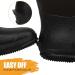 Hunthor Men's Rubber Boots with Steel Shank - 6mm Neoprene Insulated, Waterproof Work Boots for Hunting, Gardening, Farming, Fishing - Size 9 - Buy Online on GoSupps.com