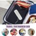 Virtcoy Toothbrush Case - Dustproof Travel Holder for Toothbrush & Toothpaste | Ideal for Travel Camping School & Business - White - Buy Online on GoSupps.com