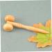 Lurrose Wooden Anti-Aging Face Massage Tool | Thin Roller & Rod for Face Lifting & Muscle Relaxation | Bamboo Lotus Tree Massage Device - Buy Online on GoSupps.com