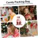 SEWOART 6pcs Pack Christmas Drawstring Bag Printing Cotton Bag 15x23cm Assorted Color 3 - Buy Online on GoSupps.com