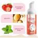 Foam Kids Toddler Toothpaste | Anti-Cavity Mousse | Fluoride-Free U-Shaped Toothbrush | Soda Strawberry Flavor - Ages 3 and Up - Buy Online on GoSupps.com