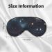 Constellation Star Clusters Galaxies Print Double-Sided Eye Mask Soft and Light Blocking for Enhancing Sleep Quality - Buy Online on GoSupps.com