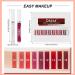 Buy Getervb 10 Colors Matte Liquid Lipstick Set - Long Lasting Velvet Lip Gloss for Women | Perfect Beauty Gifts - Buy Online on GoSupps.com