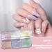 Mermaid Neon Chrome Nail Powder Set - Holographic Magic Mirror Effect Glitter for Nail Art Design - 6Grids, 1Box - Buy Online on GoSupps.com