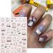5D Halloween Nail Stickers 4 Sheets 5D Self-Adhesive Embossed Pink Nail Decal Ghost Pumpkin Nail Art Decoration Design Supplies - Buy Online on GoSupps.com