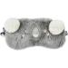 Eye Mask for Sleeping Ulife Mall Cute Funny Animal 3D Koala Soft Fluffy Plush Sleep Mask Novelty Blindfold Breathable Silk Eye Cover for Women Men Girls Kids Night Nap Travel Meditation - Grey Grey_koala