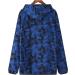 Men's Camo Jumpsuit Autumn Winter Zipper Hoodie Tactical Pants Mountain Suit - Dark Blue XL - Buy Online on GoSupps.com