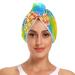 Rainbow Pineapple Hair Towel 2 Pack Super Absorbent Hair Drying Towel Quick Dry Hair Turbans Head Towel with Button Twisty Wrap for Women Girls