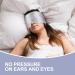 Luxury Mulberry Silk Sleep Mask - Adjustable Eye Cover for Sleeping in Moonlit Silver | Soft Pressureless Blackout Design for Ultimate Comfort | Ideal for Back & Side Sleepers - Buy Online on GoSupps.com