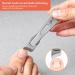 BEZOX Stainless Steel Ingrown & Thick Nail Clipper - Heavy Duty Toenail Clippers for Thick Nails with Nail File & Storage Pouch - Buy Online on GoSupps.com