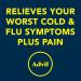 Advil Multi Symptom Cold and Flu Medicine - 20 Coated Tablets - Buy Online on GoSupps.com