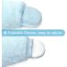 Vine Baby Hooded Fleece Romper Snowsuit Blue 0-3 Months | Infant Footed Jumpsuit Outfit - Buy Online on GoSupps.com