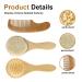 Baby Hairbrush Set - 4-Piece Infant & Toddler Brush and Comb for Soft Hair Care - Buy Online on GoSupps.com