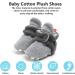 EDOTON Unisex Newborn Winter Boots - Non-Slip Soft Stay On Bootie Sock 6-12 Months - Gray - Buy Online on GoSupps.com