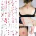 KUYT 90 Sheets Realistic Temporary Tattoos Stickers - Waterproof 3D Flowers Butterfly Rose Fake Tattoos Long Lasting Multi-Colored Body Art for Women, Girls, Adults & Kids - Buy Online on GoSupps.com