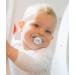 Nip Schnuller My Butterfly Green Special Edition | Sustainable Silicone Pacifier Size 2 (5-18 Months) | Quiet-Friendly & Jaw-Friendly for Babies - Buy Online on GoSupps.com