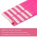 Shop Hot Pink Tape Extensions - 10pcs Real Hair 55cm 30g Invisible Tape In Extensions for Girls - Buy Online on GoSupps.com