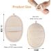 Natural Loofah Exfoliating Body Scrubber - Eco-Friendly & Biodegradable | 2 Pack - Buy Online on GoSupps.com