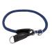 lionto dog collar retriever collar training collar length 65 cm blue Blue 65 cm length 1 cm thickness