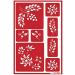 Armour Etch Over N Over Glass Etching Stencils Set - Berries, Fleur De Lis, Corner - Buy Online on GoSupps.com