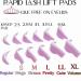 Lash Lift Pad Mega L Curl | 6 Size Eyelash Perming Rod | Soft Lamination Curler Shield for Super Curl | 100 Applications Perm | Fits All Eyes and Lashes - Buy Online on GoSupps.com