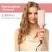 Parwin Pro Mermaid Waves Hair Curler - 32mm Curling Iron for Large Curls Adjustable Temperature Instant Waves (Pink) - International Shipping Available - Buy Online on GoSupps.com