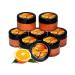 Lip Balm - Renewal Theraphy - Orange & Shea Butter Flavor - All Natural - Pack of 8 X 10 GMS(0.35 Ounces) in Tin - Vaadi Herbals