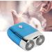 Electric Hair Trimmer Smoothing Cutting Long Endurance Double Cutter Heads Hair Grooming Clipper 300mAh Battery for Travel Use (Blue) - Buy Online on GoSupps.com