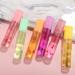 Prreal 6 PCS Fruit-Flavored Lip Gloss Fresh Lip Glaze Transparent Colorless Moisturizing Lip Lotion Lip Oil Gloss Liquid Lipstick Can Keep Your Lips Moisturized And Plumper For A Long Time Lip Care 6.3 ml (Pack of 6) - Buy Online on GoSupps.com