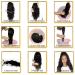 Premium Peruvian Curly Wig - Kinky Curly Black Wigs with Bangs for Natural Look | Afro Synthetic Hair for Black Women - Buy Online on GoSupps.com