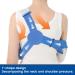 Arm Sling for Shoulder Injury - Adjustable Immobilizer Brace Support for Rotator Cuff Surgery | Mesh Version Large Right Arm (40-51 inch - Buy Online on GoSupps.com