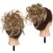 Tousled Updo Messy Bun Hair Extension - Light Brown Blonde Highlight - Buy Online on GoSupps.com