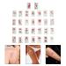 Minkissy Red Spider Lily Temporary Tattoos - 120 Sheets for Cosplay Decals | Fake Tattoos for Long-Lasting Designs - Buy Online on GoSupps.com