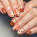 W-LOVNEST Halloween Decoration Nails Tools 24pcs Full Square Fake Nails Featuring Flower Pumpkins and Accents - Buy Online on GoSupps.com