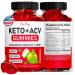 Keto ACV Gummies Advanced with Apple Cider Keto Supplements Gluten-Free Apple Flavor Formula for Men & Women Made in USA Keto+ACV 1000 mg