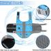 Emust Dog Chimney Reflecting & Adjustable Protective Vest - Improved Buoyancy & Rescue Handle for Swimming - 2XL New Blue - Buy Online on GoSupps.com