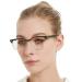 OCCI CHIARI Reading Glasses Men & Women Reader Magnification 0 100 125 150 175 200 225 250 275 300 350 A-black/Transparent 1.5 x