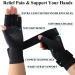 2 Pairs Copper Arthritis Compression Gloves with Wrist Strap - Large/x-Large Black - Relieve Hand Pain, Carpal Tunnel, RSI - for Women and Men - Buy Online on GoSupps.com