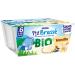 Nestl B b - P'Tit Brass Bio - Vanille - Laitage d s 6 Mois - 4X90g